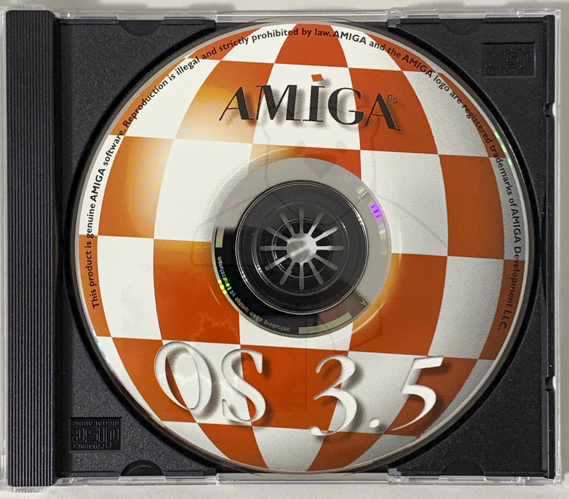 Systemupdate AmigaOS3.5 - Die CD selbst